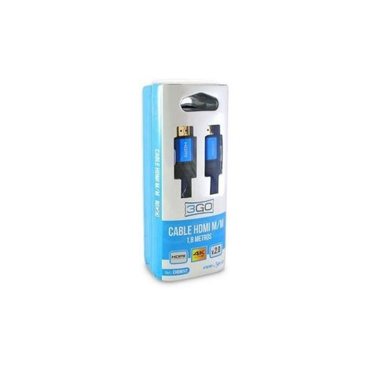 Kabel HDMI 3GO CHDMIV3 1,8 m Blå - 2