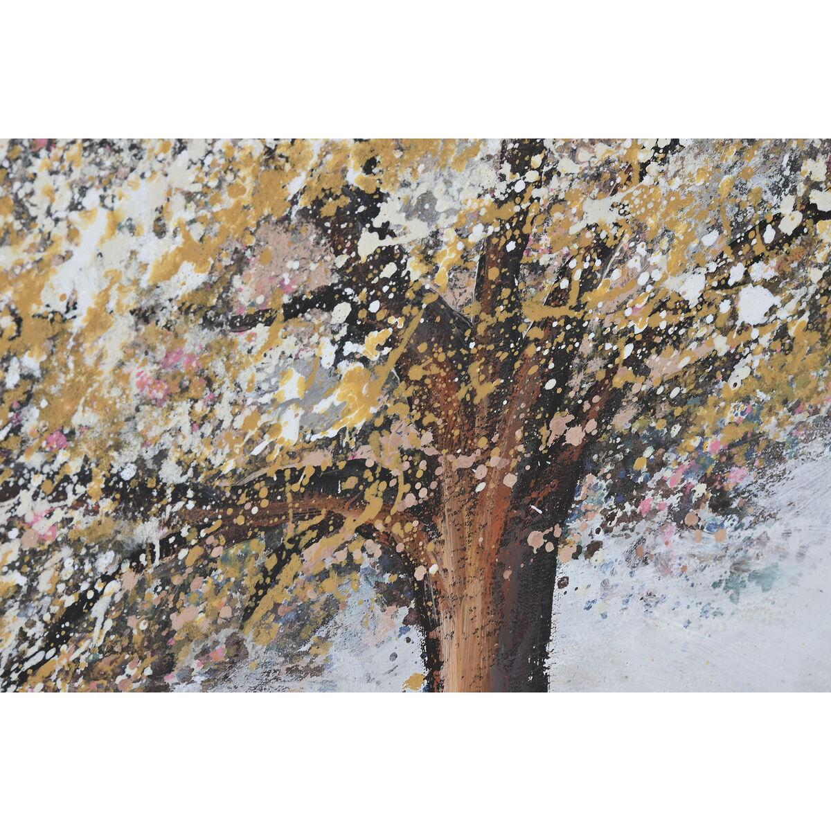 Tavla Home ESPRIT Vit Gyllene Träd Traditionell 182 x 3,8 x 80 cm - 3