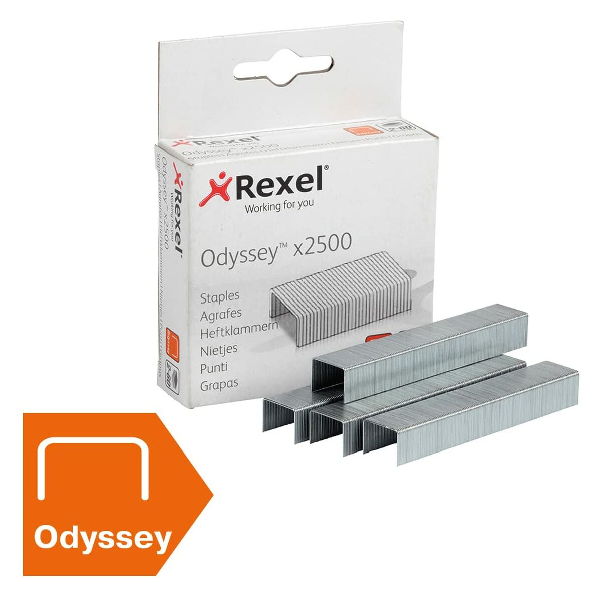 Häftapparat Rexel Odyssey Silvrig - 12