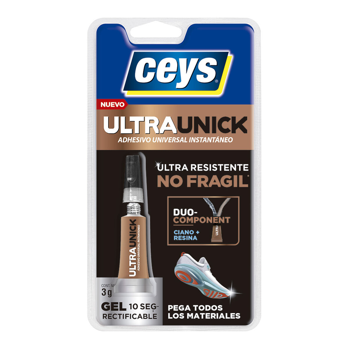 Omedelbar vidhäftning Ceys 3 g Sammansatt