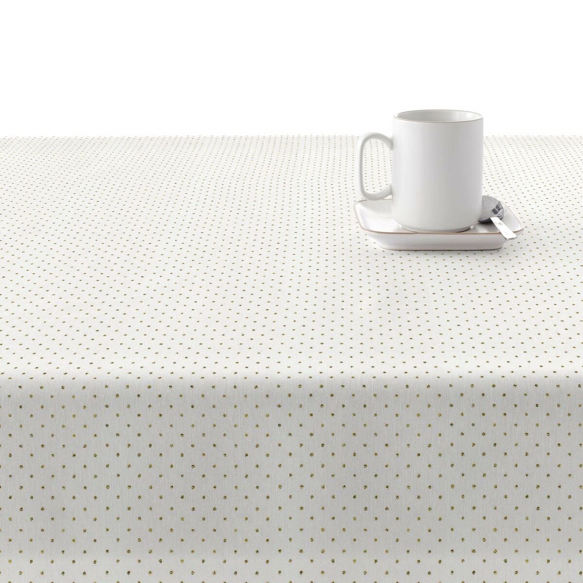 Fläckresistent bordsduk i harts Belum Dots Gold Multicolour 100 x 150 cm - 2