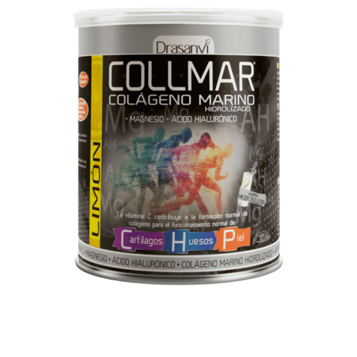 Hydrolyserat kollagen Drasanvi Collmar Magnesio Limon 300 g Citron
