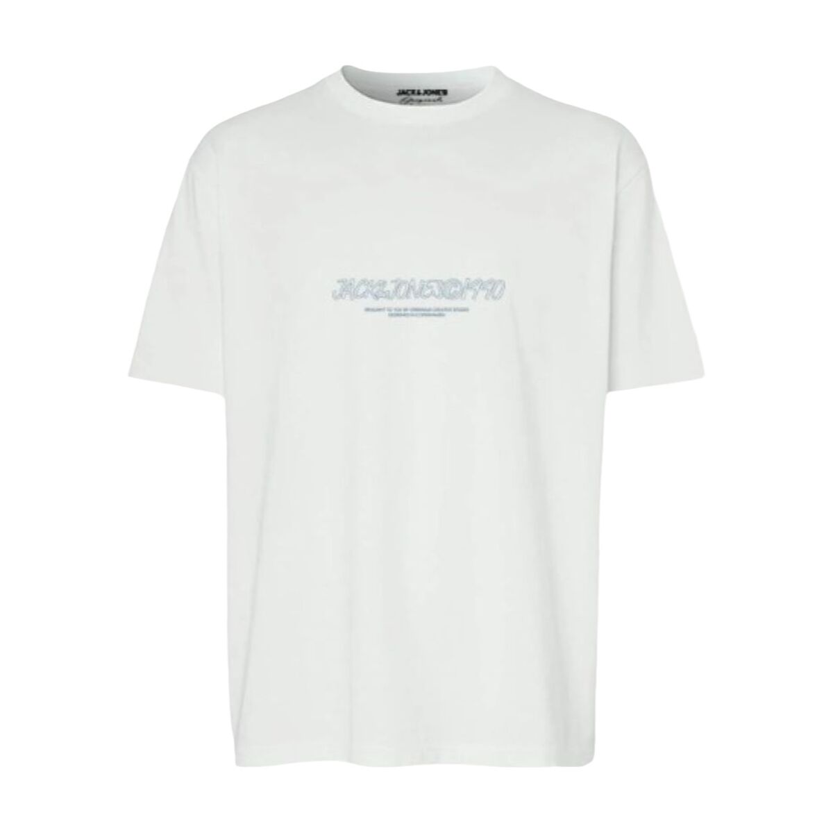 T-shirt med kortärm Herr Jack & Jones JORBRONX TEE SS CREW NECK FST 12263936 Vit