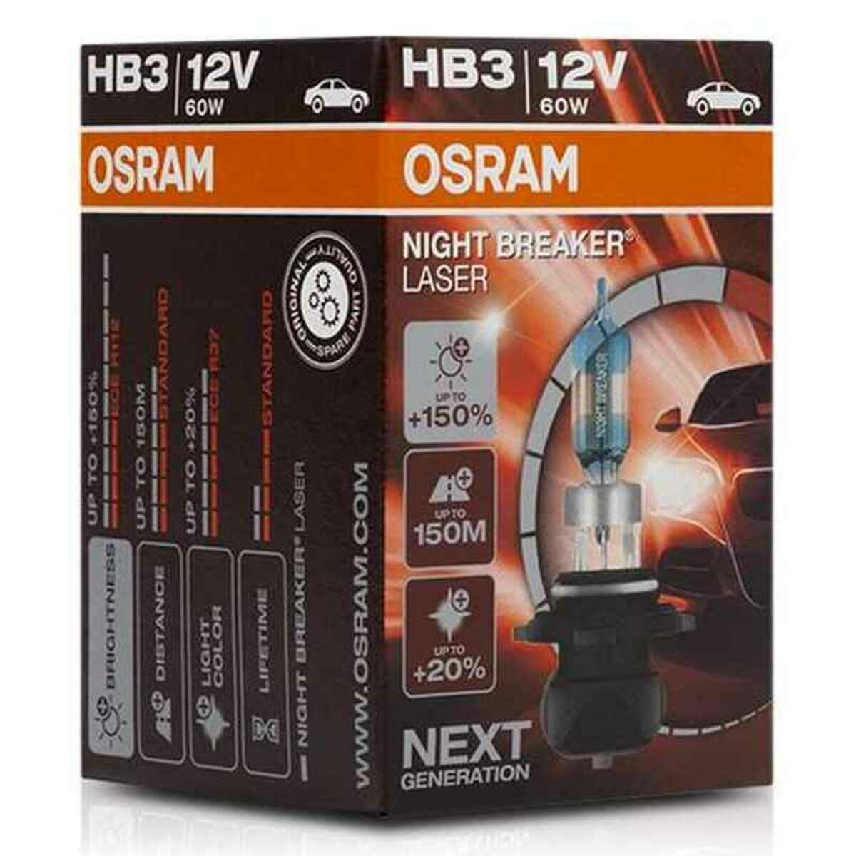 Glödlampa för bil OS9005NL Osram OS9005NL HB3 60W 12V - 2