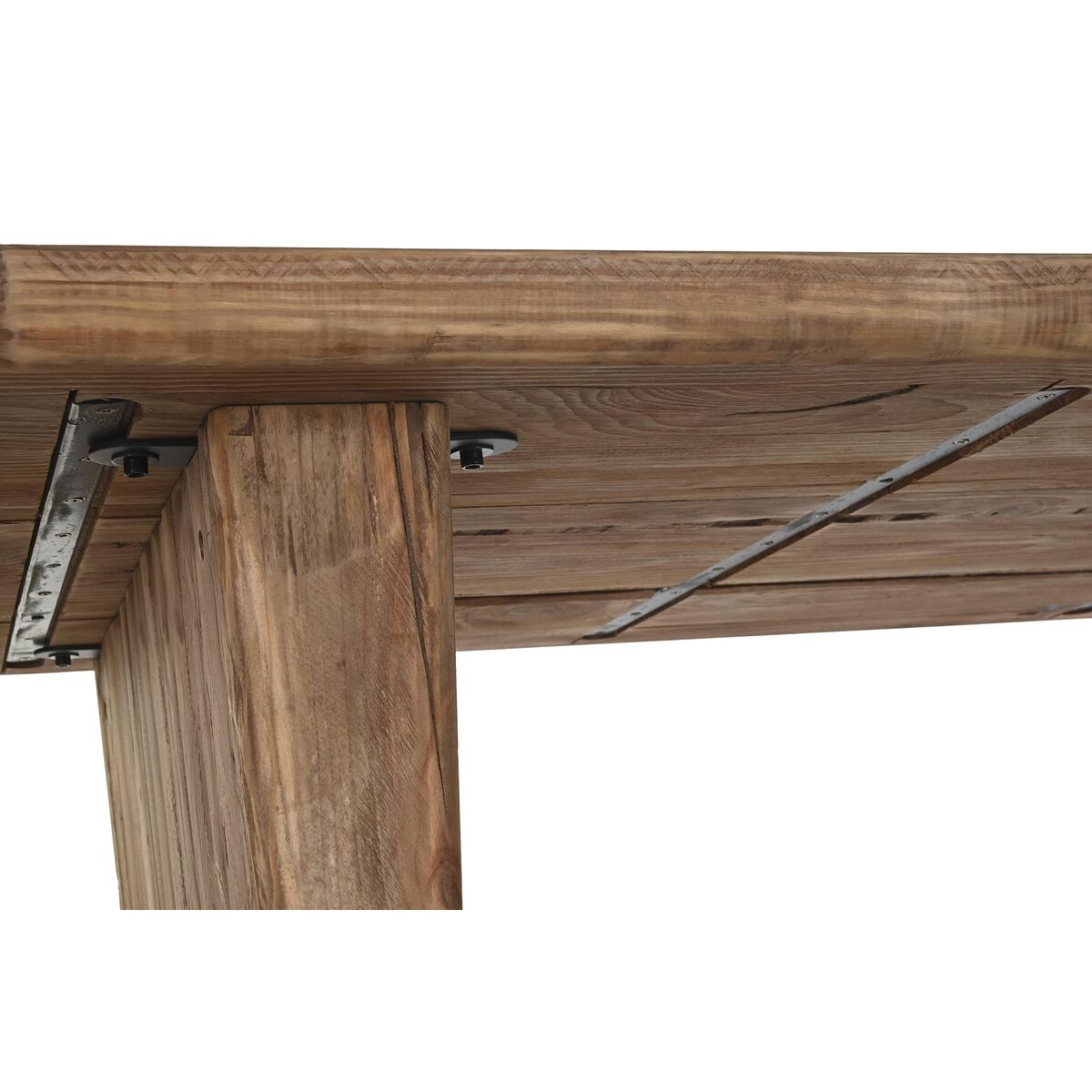 Matsalsbord DKD Home Decor Naturell Återvunnet Trä Furu (180 x 90 x 77 cm) - 5