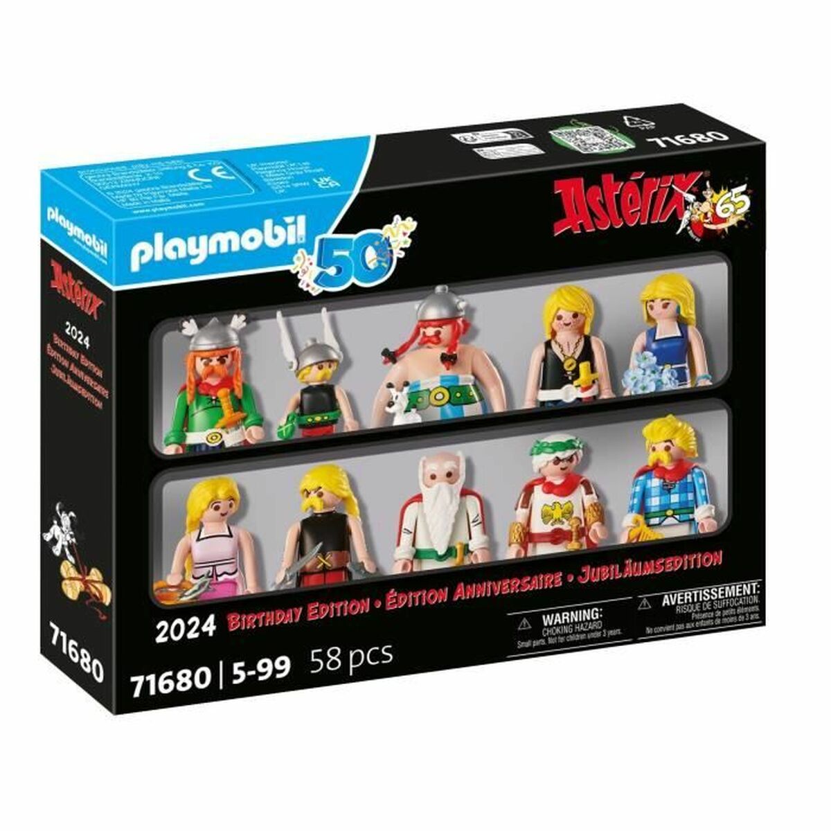 Sats med figurer Playmobil 71680 Asterix, Caesar and the Indomitable Gauls 58 Delar - 4