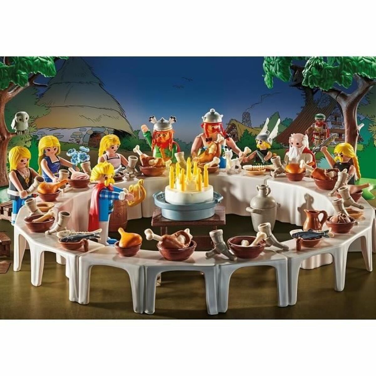 Sats med figurer Playmobil 71680 Asterix, Caesar and the Indomitable Gauls 58 Delar - 3