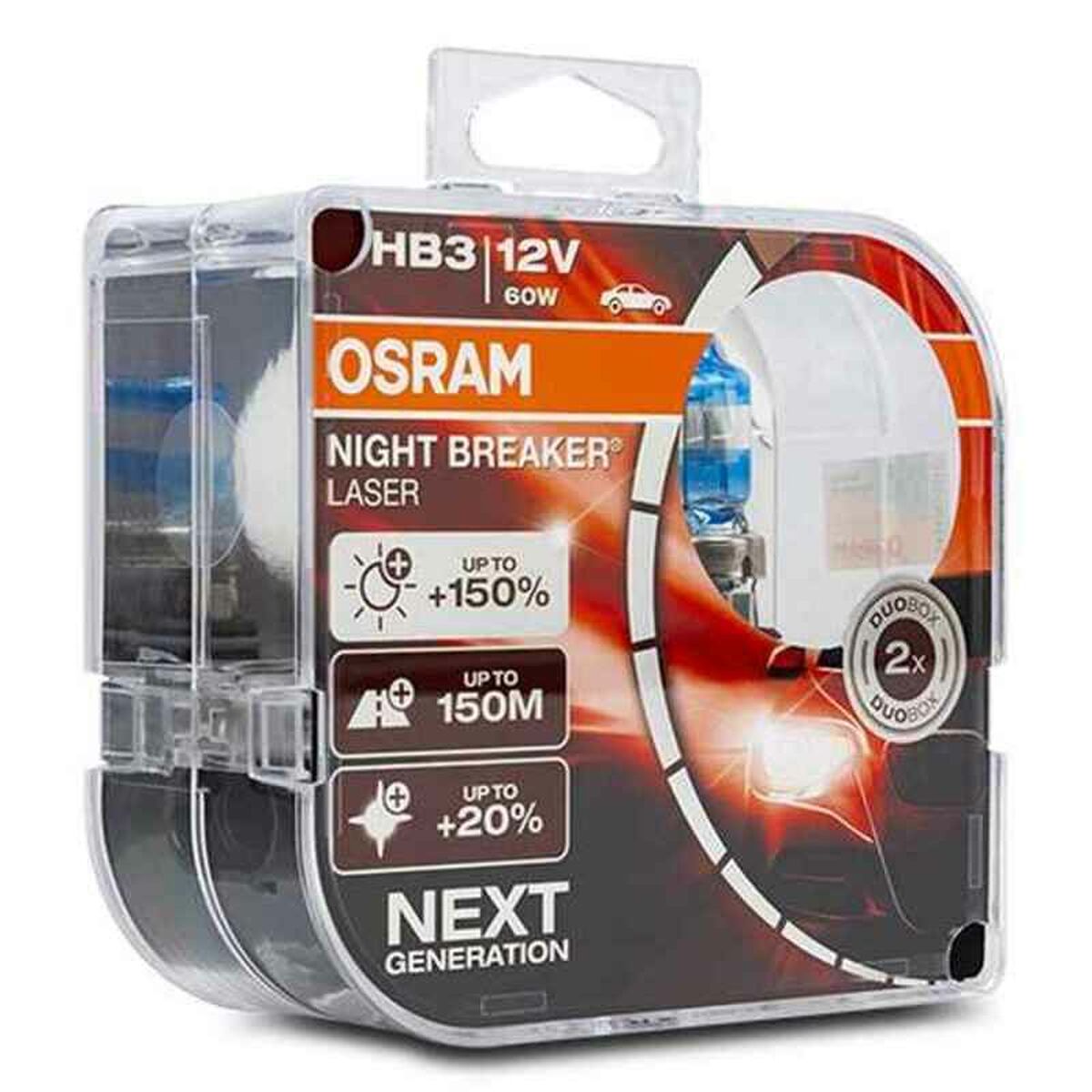 Glödlampa för bil OS9005NL-HCB Osram OS9005NL-HCB HB3 60W 12V (2 Delar) - 4