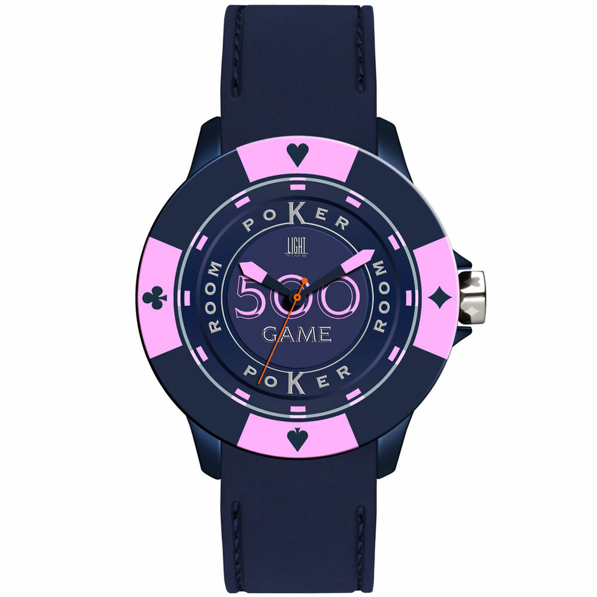 Unisexklocka Light Time POKER (Ø 41 mm) - 3