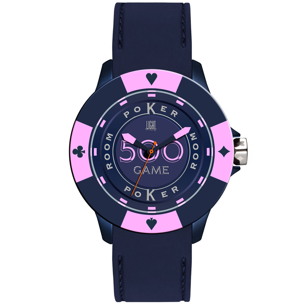 Unisexklocka Light Time POKER (Ø 41 mm)