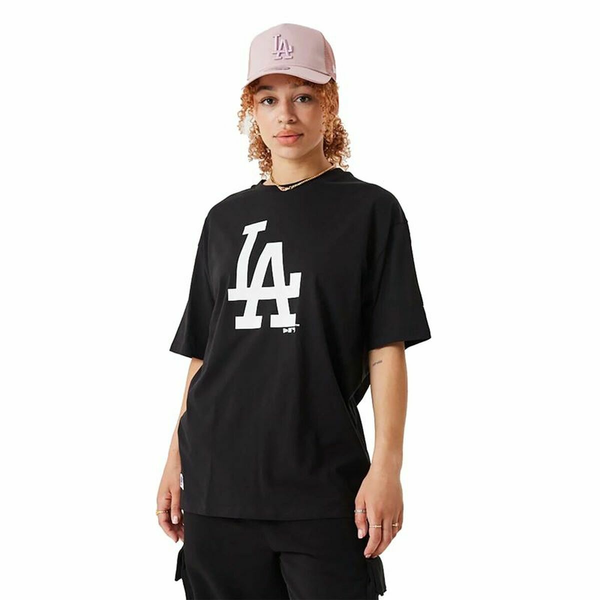 T-shirt med kortärm Dam New Era  Essentials LA Dodgers - 4