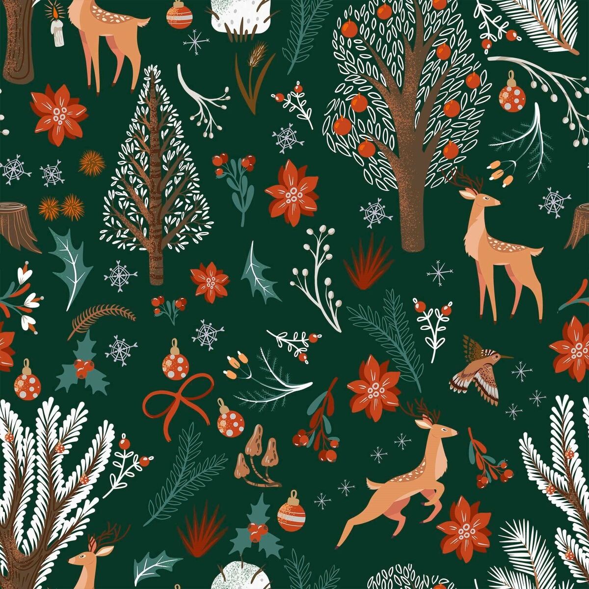 Fläckresistent bordsduk i harts Belum Merry Christmas Multicolour 100 x 150 cm - 4