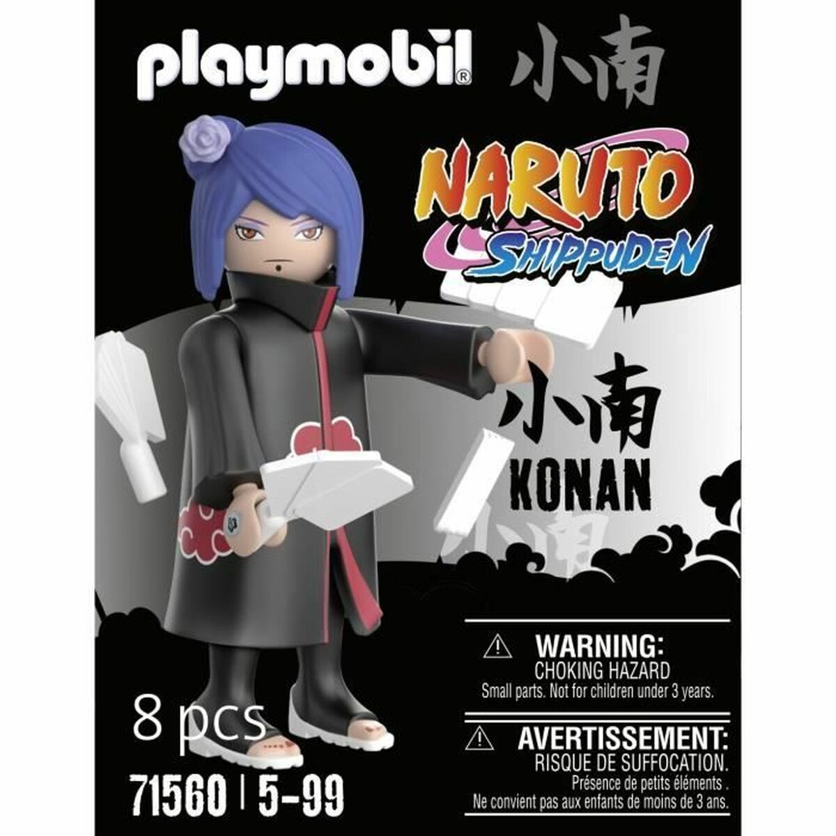 Figurer Playmobil Naruto Shippuden - Konan 71560 - 3