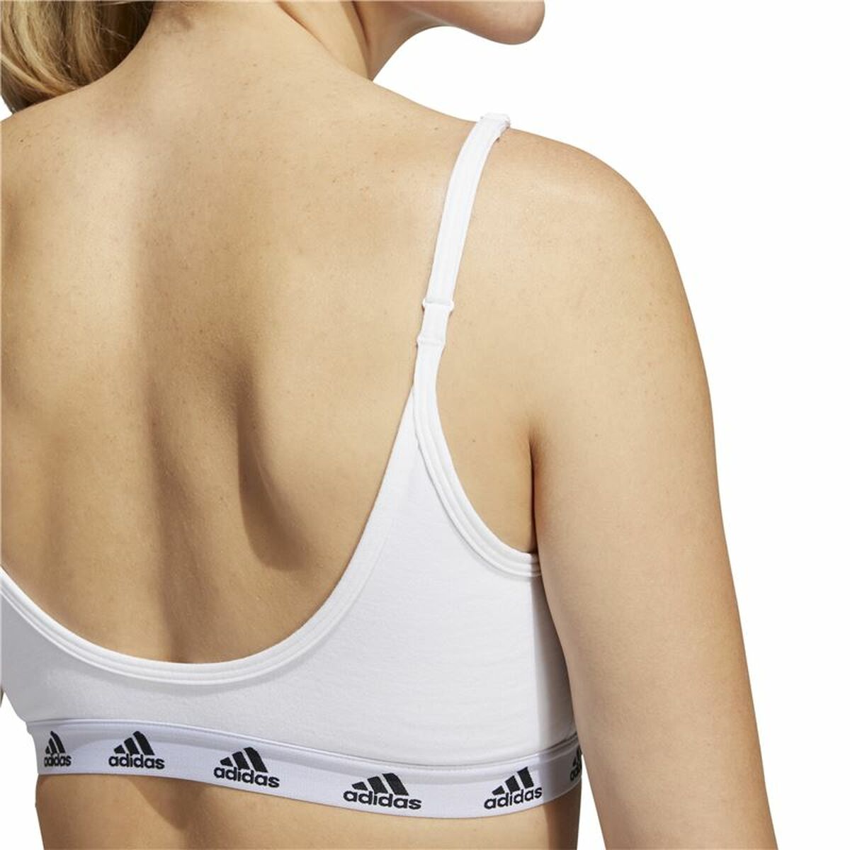 Sport-BH Adidas Pureb Ls Vit - 8
