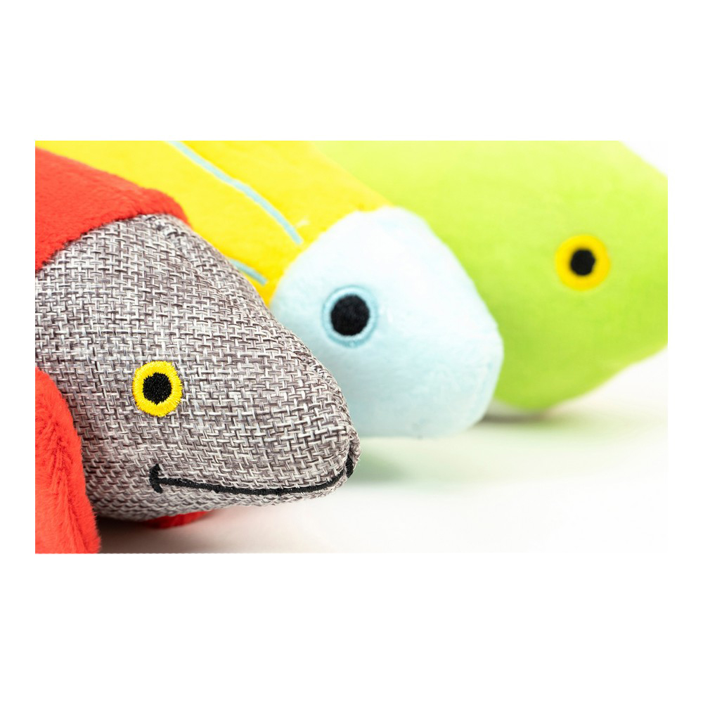 Hundleksak Gloria Leed Fisk Polyester Eva-gummi polypropen - 2