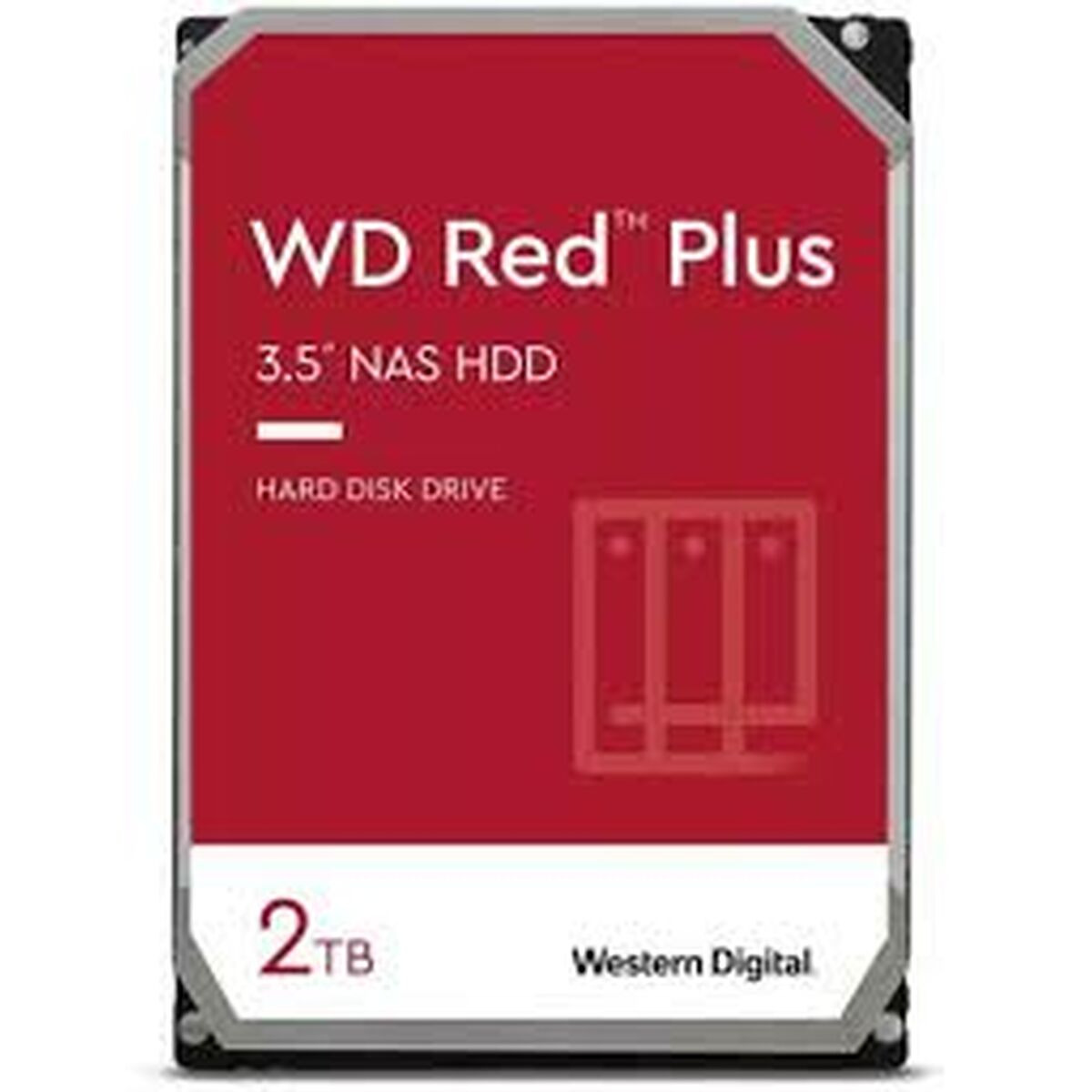 Hårddisk Western Digital 3,5" 2 TB SSD 2 TB HDD