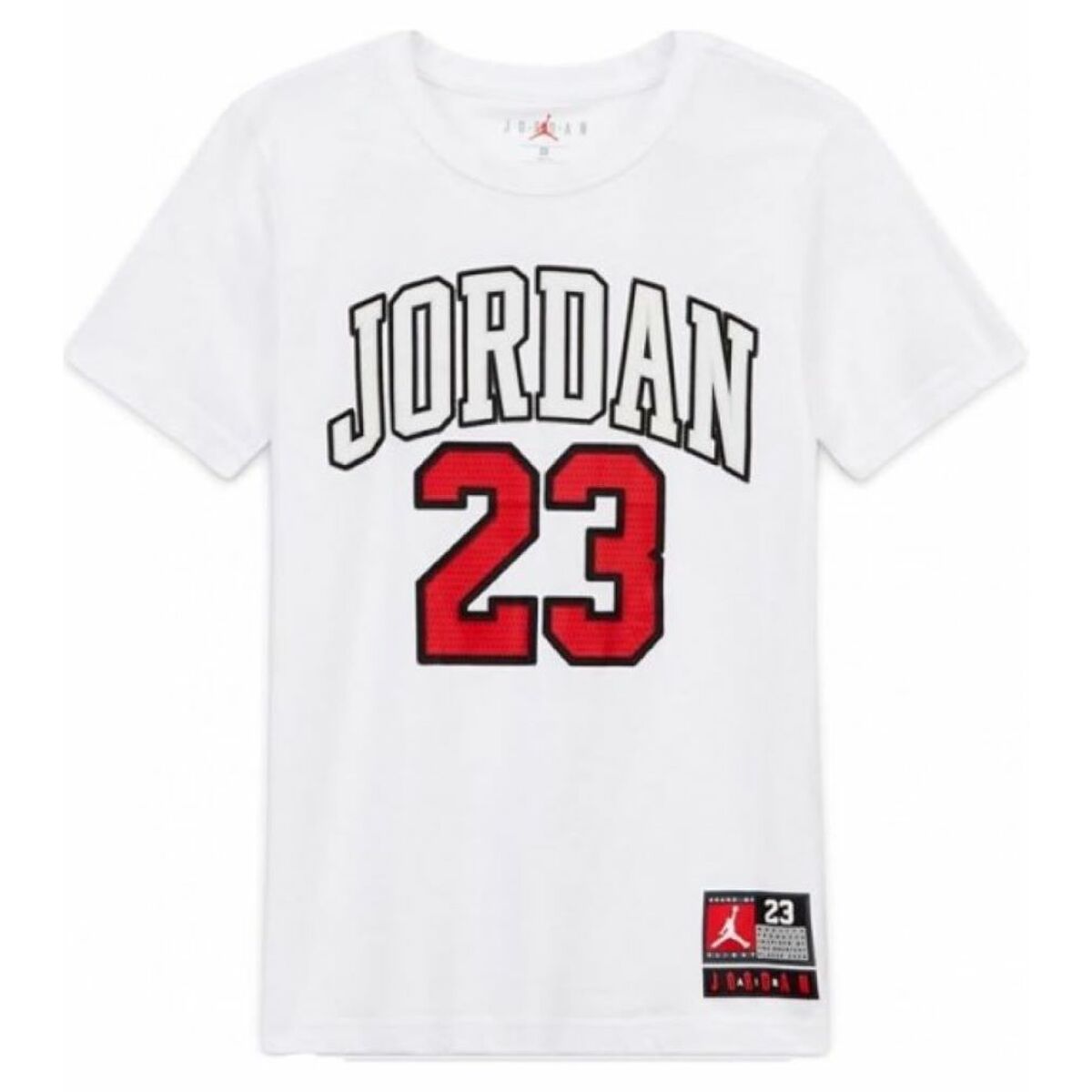 Barn T-shirt med kortärm Nike JDB PRACTICE FLIGHT 95A088 001 Vit - 2