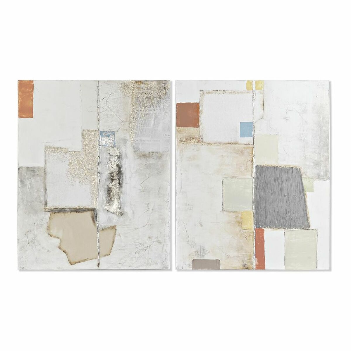 Kanvas DKD Home Decor Furu Kanvas 80 x 3,7 x 100 cm