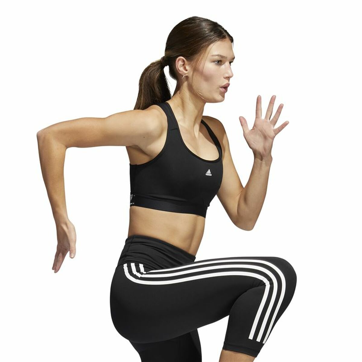 Sport-BH Adidas Pwr Ms Pd Svart - 2