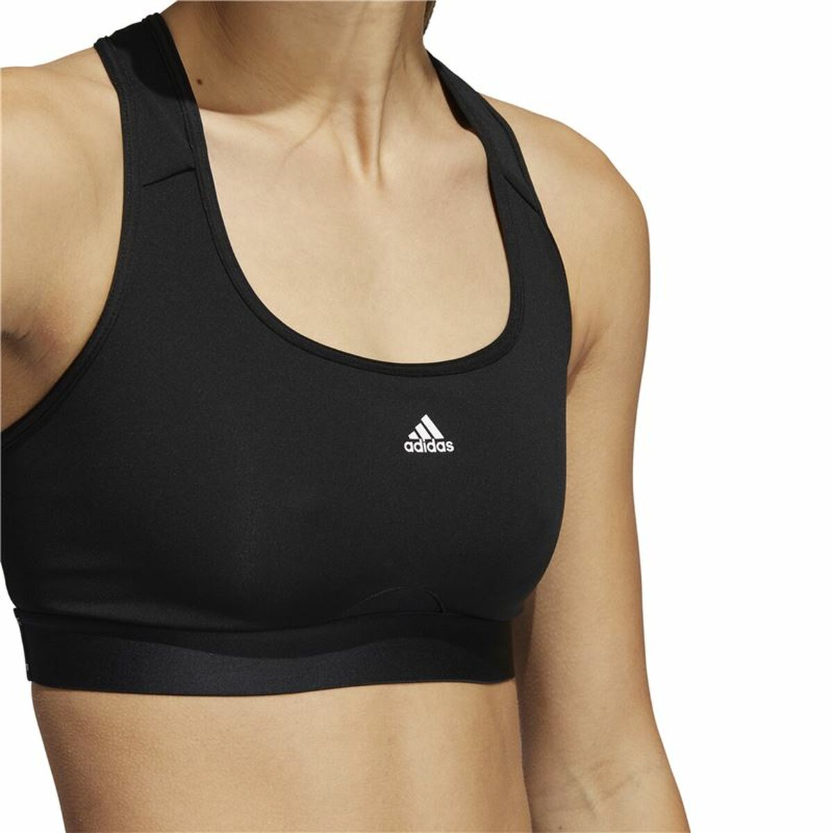Sport-BH Adidas Pwr Ms Pd Svart - 3