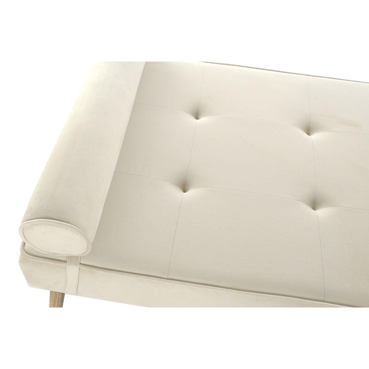 Divan Home ESPRIT Kräm Metall 184 x 76 x 62 cm - 2