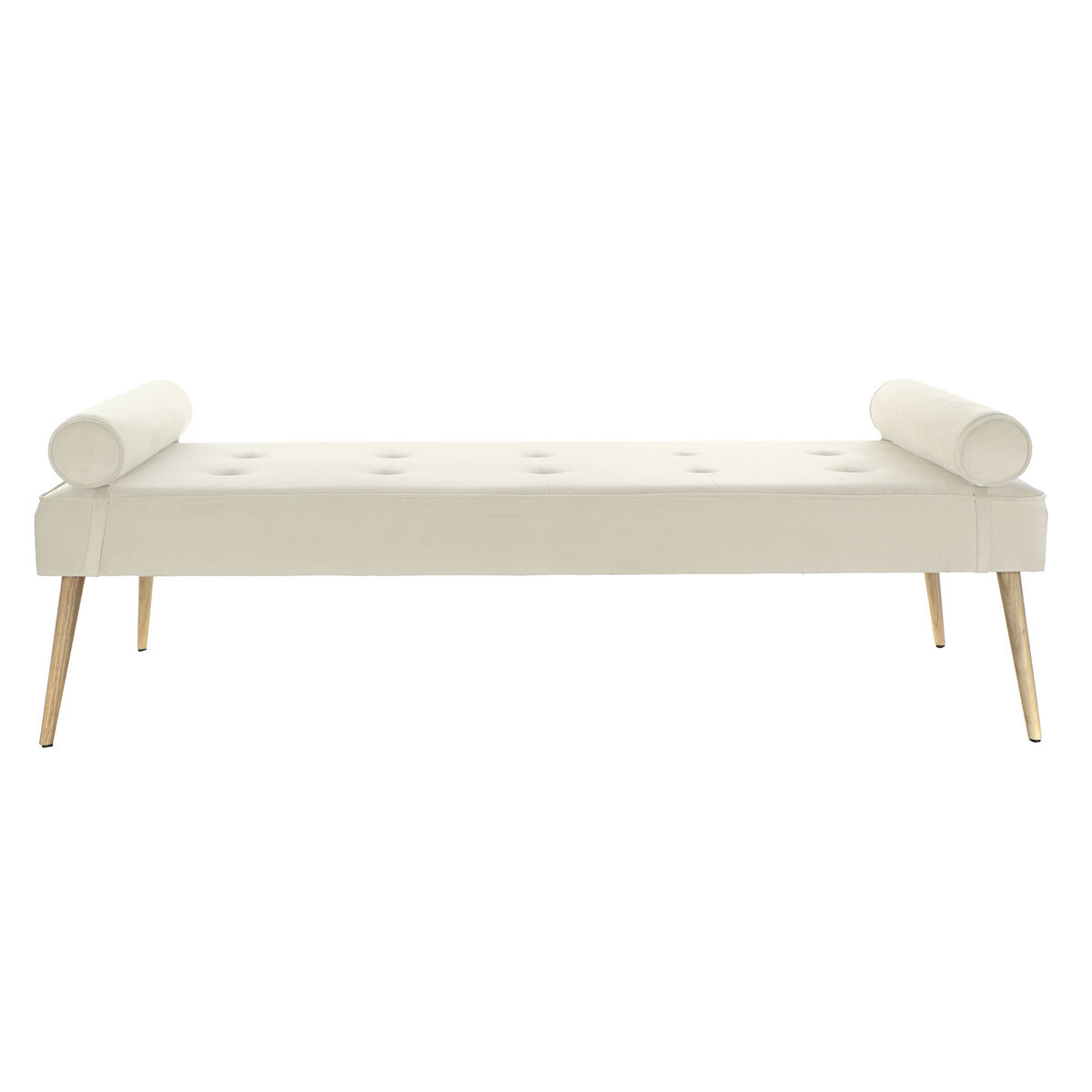 Divan Home ESPRIT Kräm Metall 184 x 76 x 62 cm