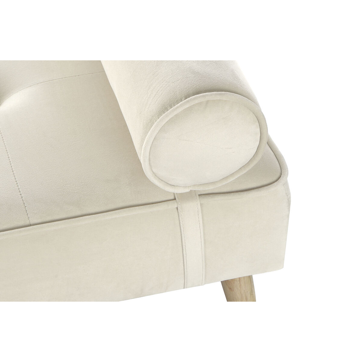 Divan Home ESPRIT Kräm Metall 184 x 76 x 62 cm - 3