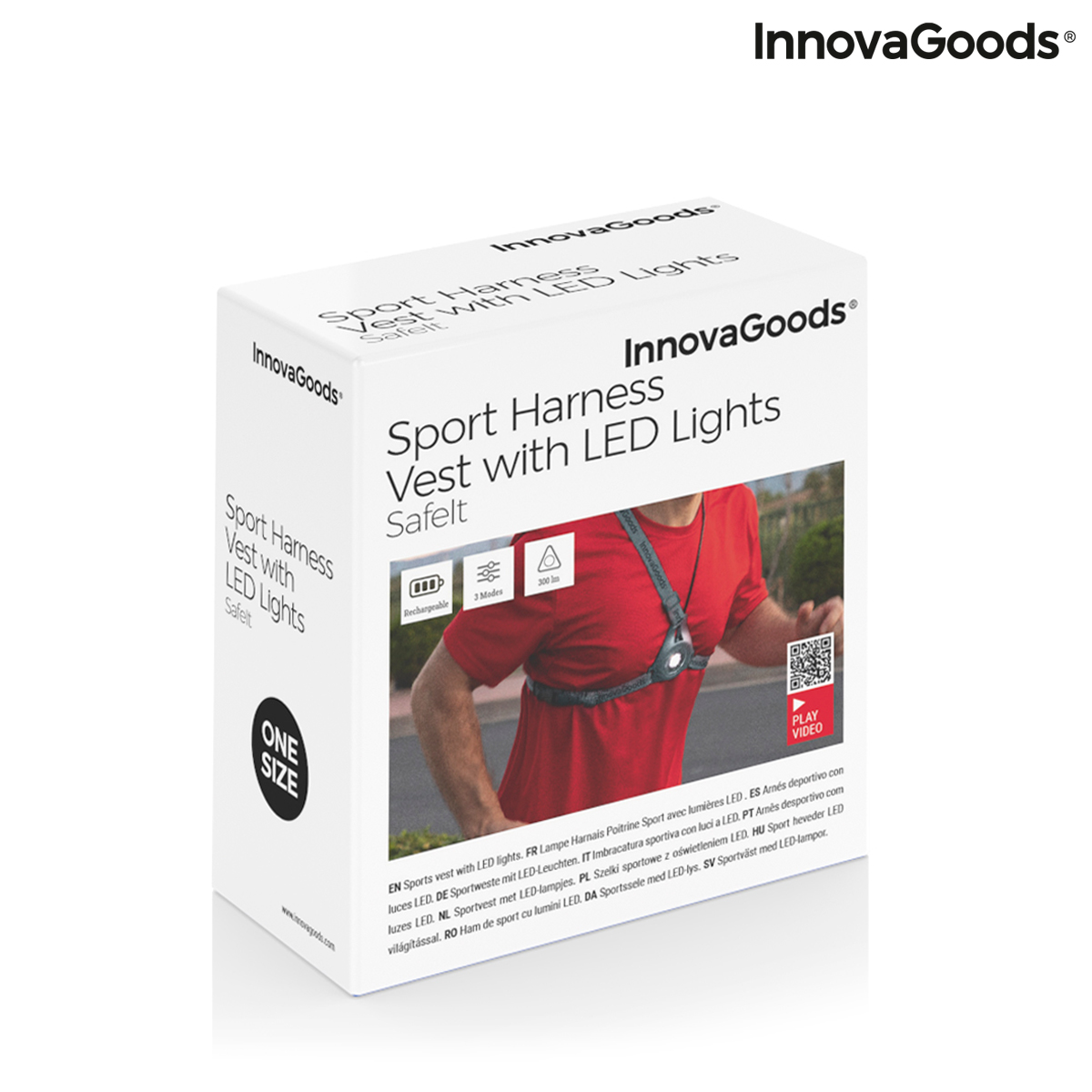 Sportsele med LED-lampor Safelt InnovaGoods - 2