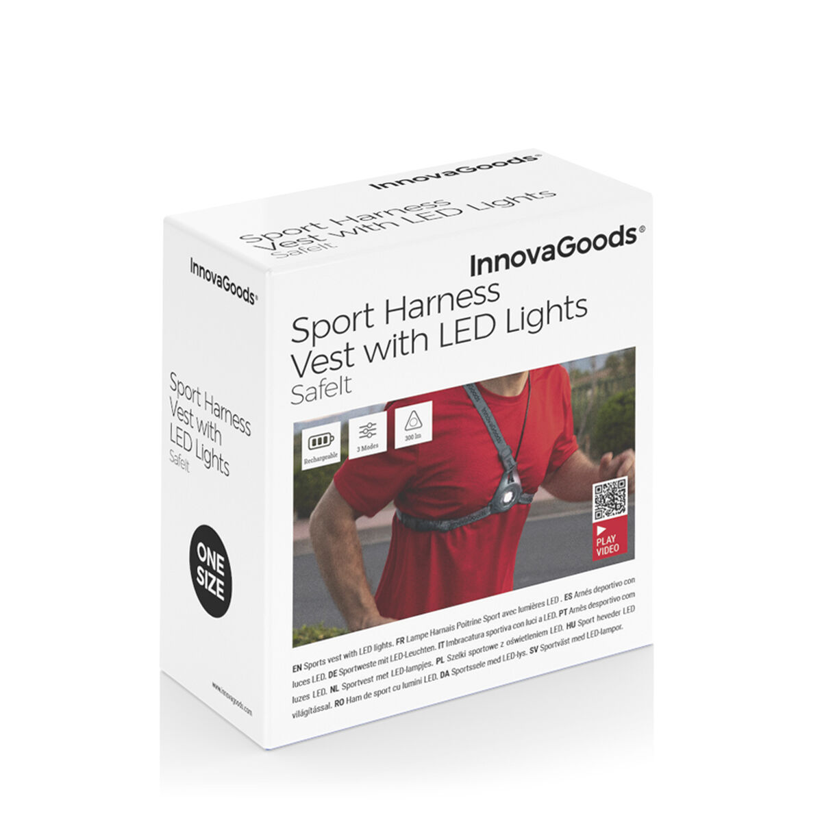 Sportsele med LED-lampor Safelt InnovaGoods - 9