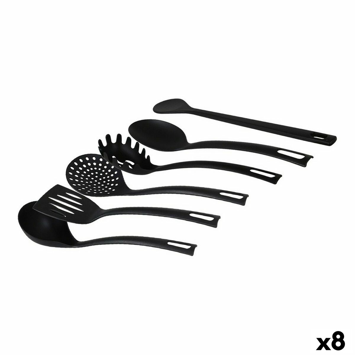 Köksredskap Quttin Quttin Svart (6 Delar) (8 antal) (6 pcs) - 3