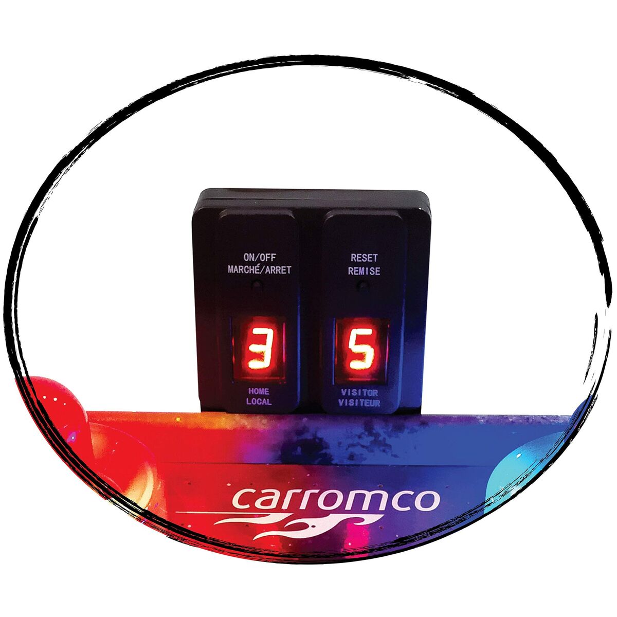 Hockeybord Fire & Ice LED-Ljus 146 x 71 x 82 cm - 5