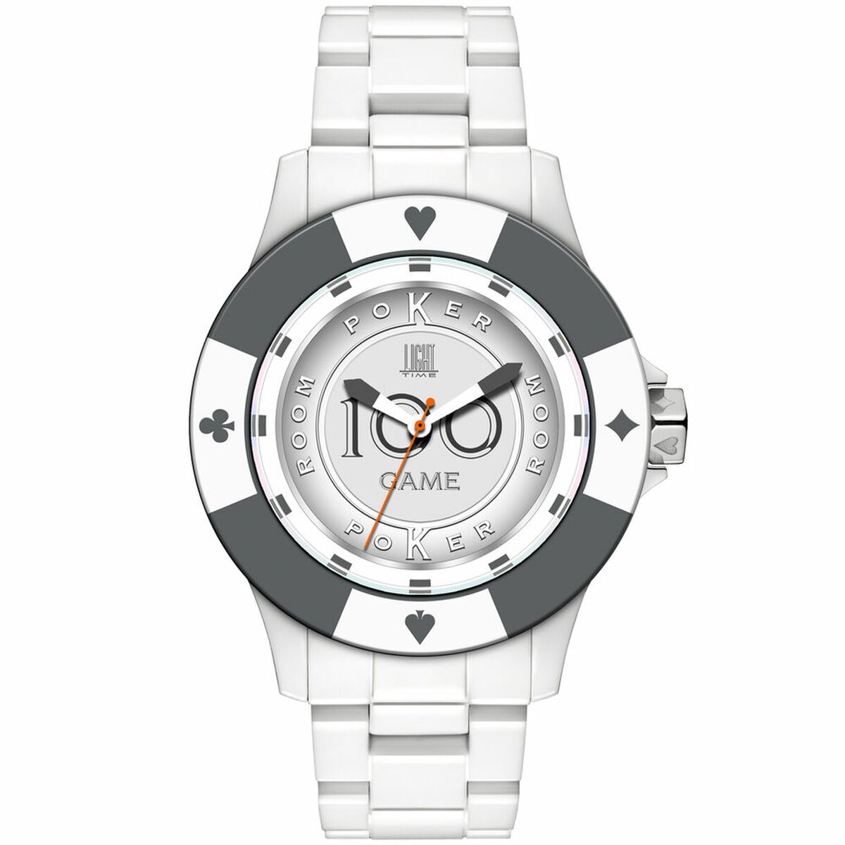 Unisexklocka Light Time POKER (Ø 41 mm) - 3