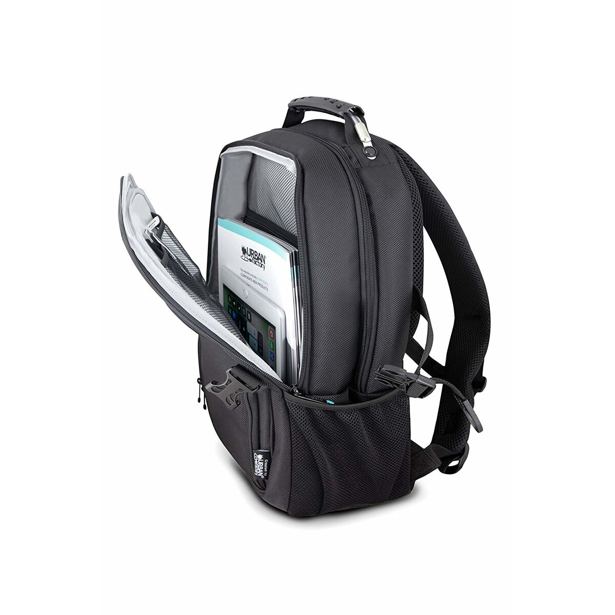Laptopryggsäck Urban Factory HTB14UF Svart - 7