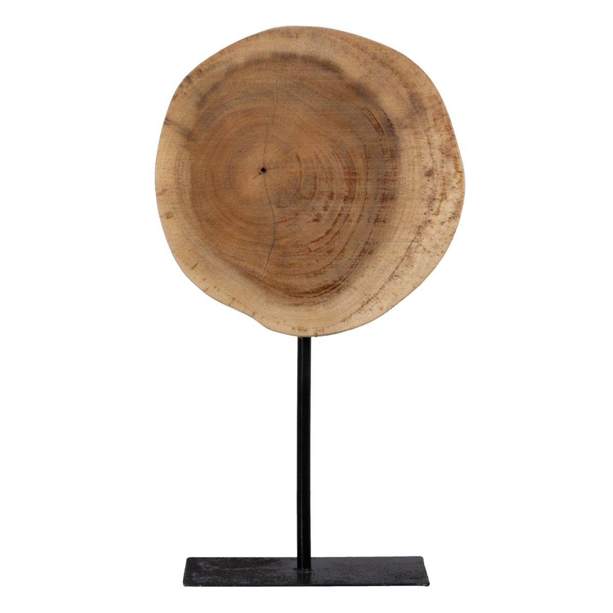 Prydnadsfigur 22 x 22 x 39 cm Naturell Svart