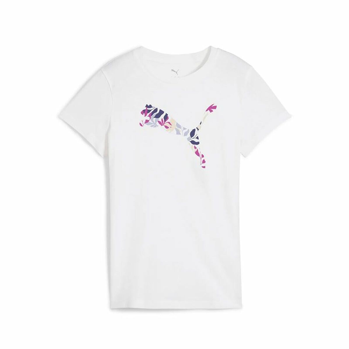 T-shirt med kortärm Dam Puma Graphics Floral Vit (M)