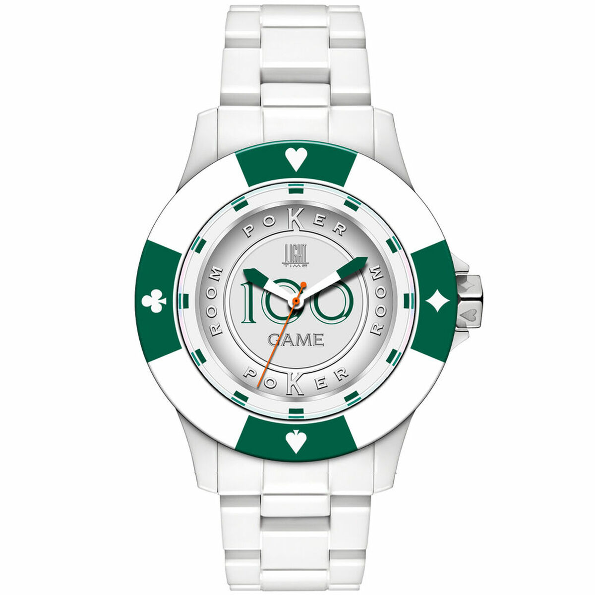 Unisexklocka Light Time POKER (Ø 41 mm) - 3