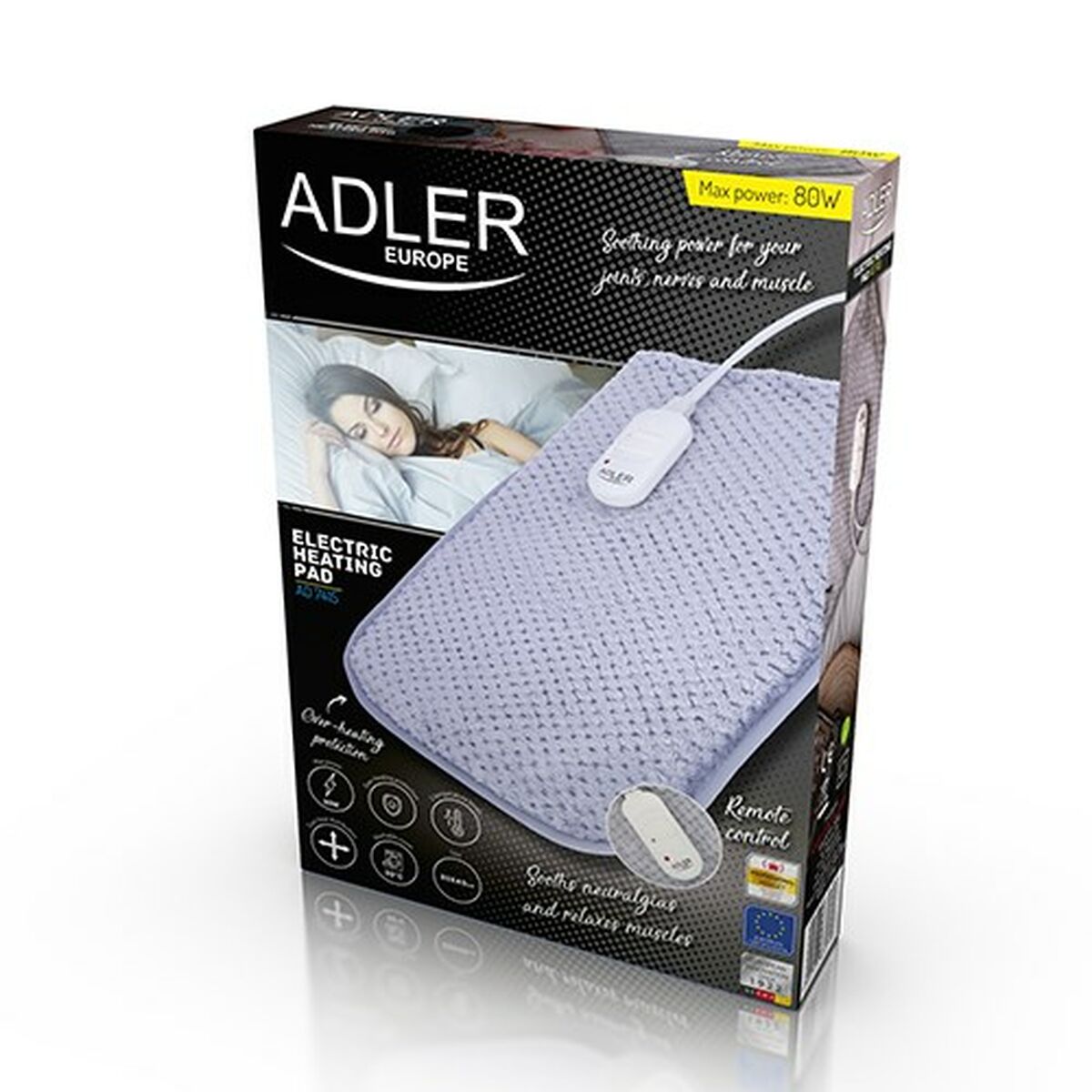 Elektrisk filt Adler AD 7425 Grå - 6