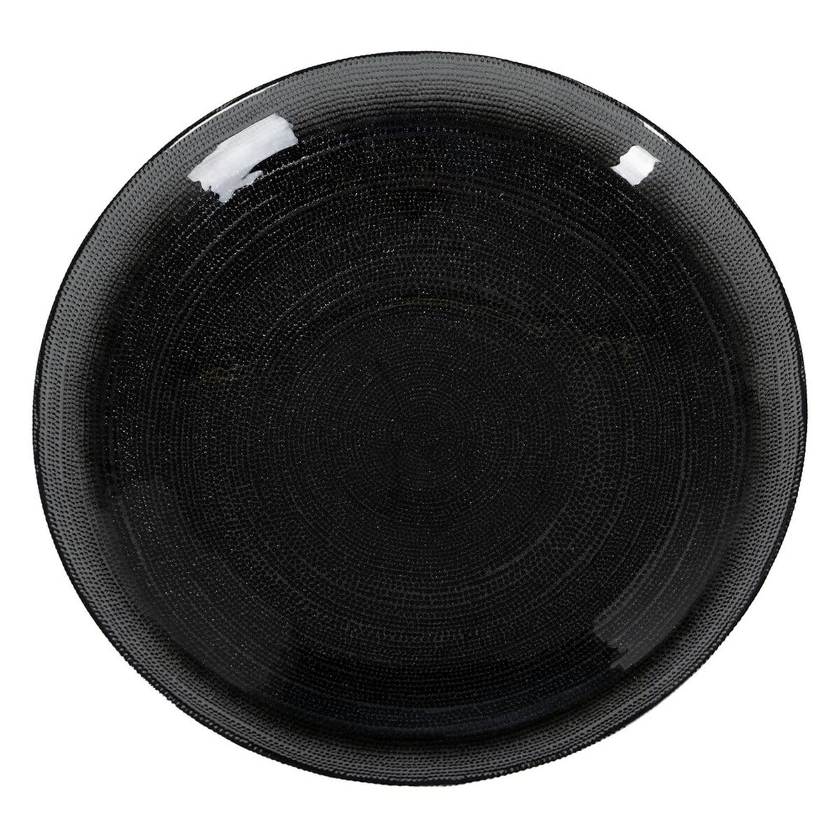 Bordsdekoration Svart Glas 39,5 x 39,5 x 7,5 cm - 5