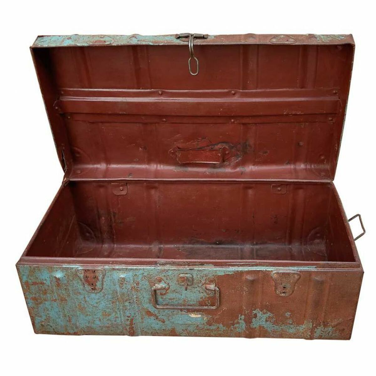 Dekorativ resväska Alexandra House Living Brun Järn Traditionell stil 31 x 23 x 59 cm - 4