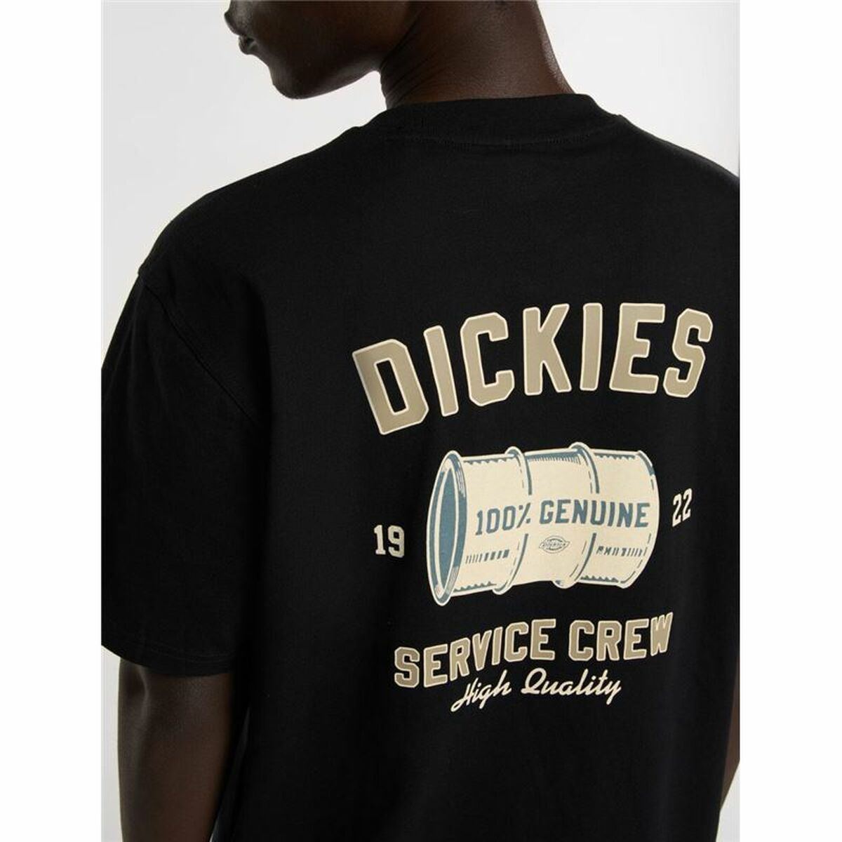 T-shirt med kortärm Herr Dickies Service Crew Ss Tee Svart - 3