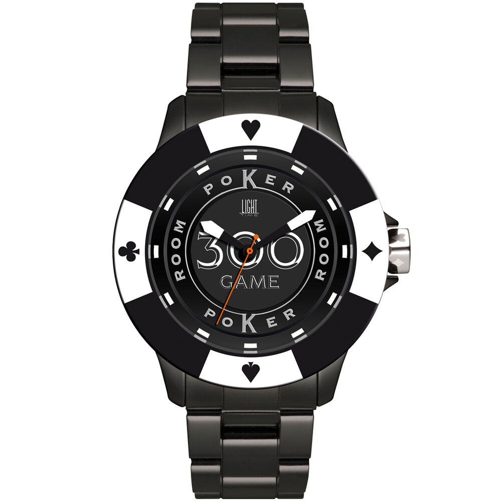 Unisexklocka Light Time POKER (Ø 41 mm)
