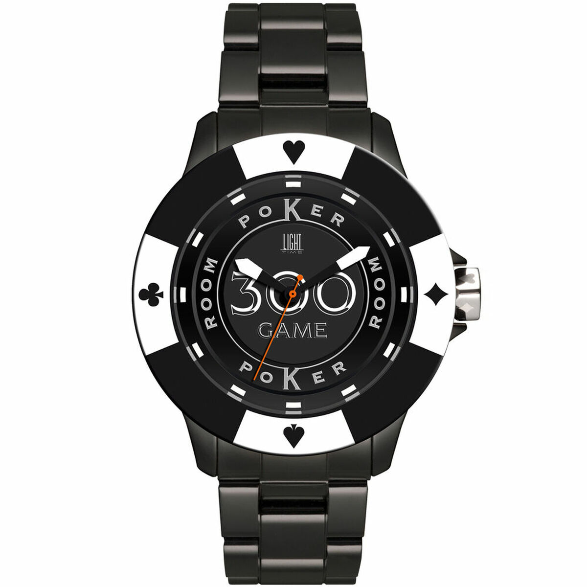Unisexklocka Light Time POKER (Ø 41 mm) - 3