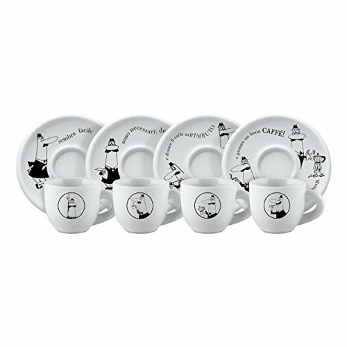 Kaffeset Bialetti 700000669 8 Delar Multicolour - 8