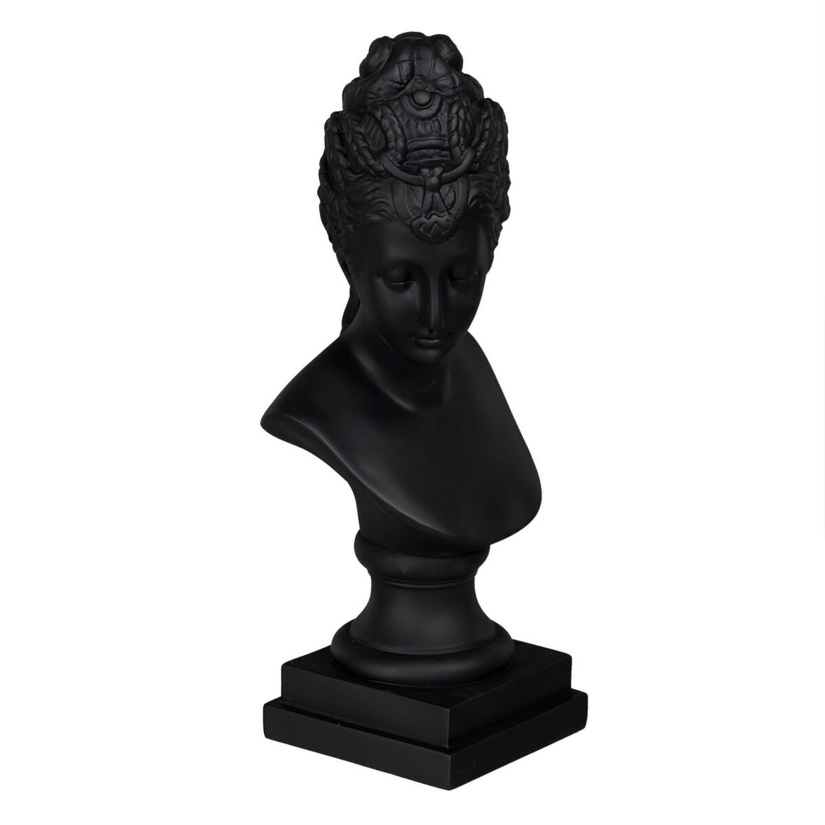 Prydnadsfigur Svart 16,7 x 14,5 x 39 cm - 2