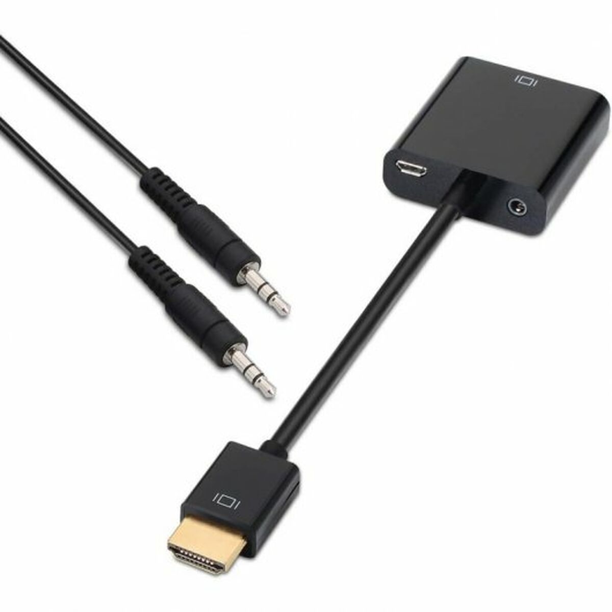 HDMI till SVGA med Audio Adapter Aisens A122-0126 Svart 10 cm - 3