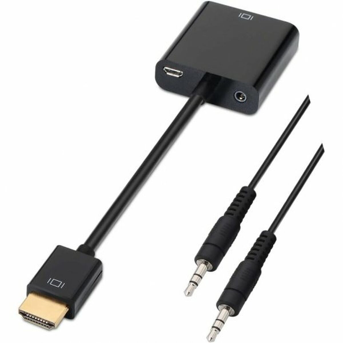 HDMI till SVGA med Audio Adapter Aisens A122-0126 Svart 10 cm - 2