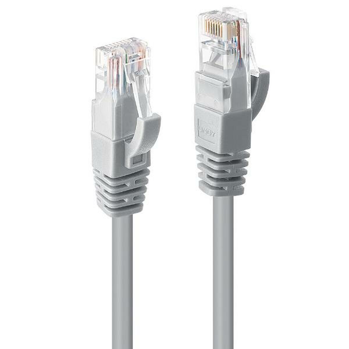 Kabel Ethernet LAN LINDY 47670 Grå 7,5 m (1 antal)