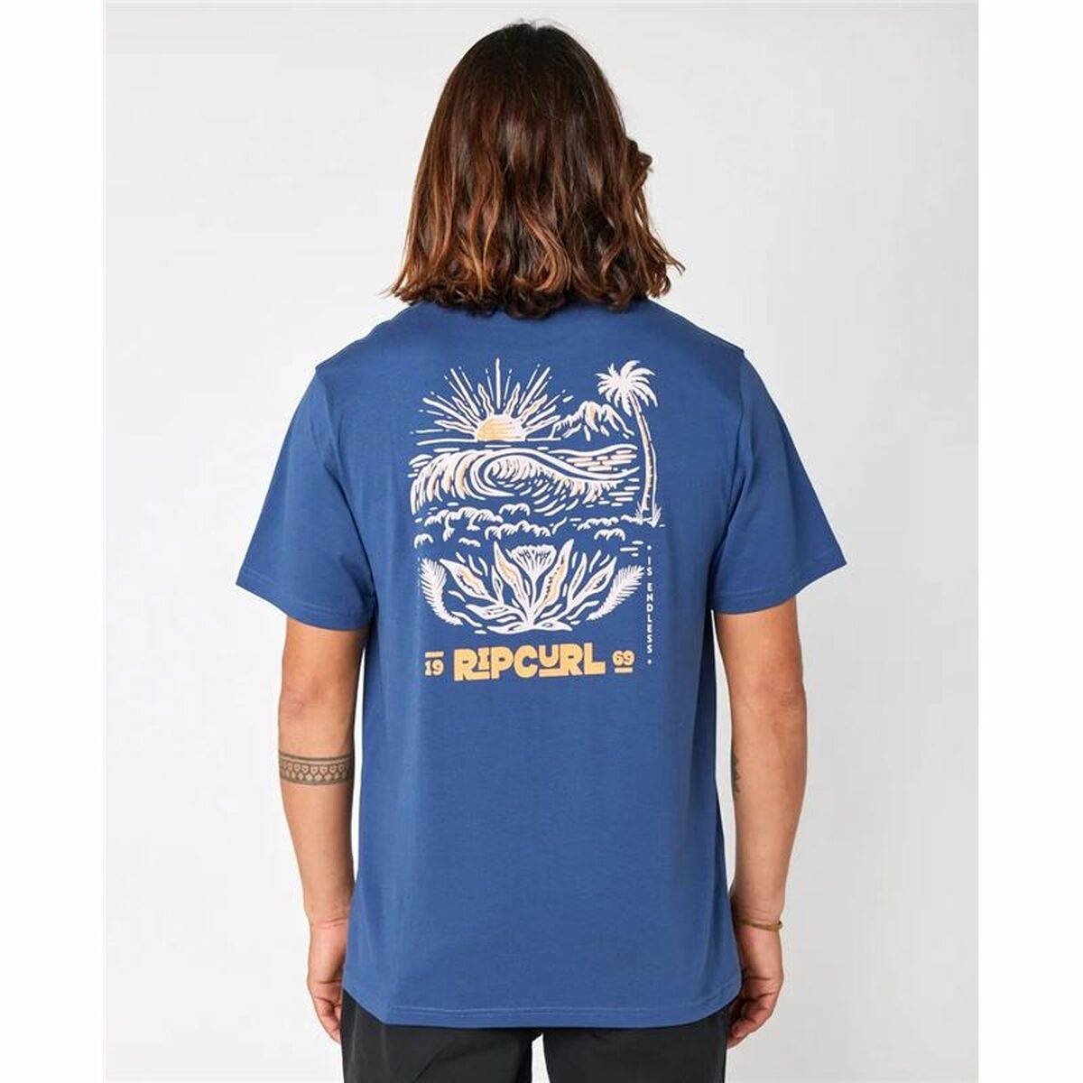 T-shirt med kortärm Herr Rip Curl Surf Paradise FB - 3