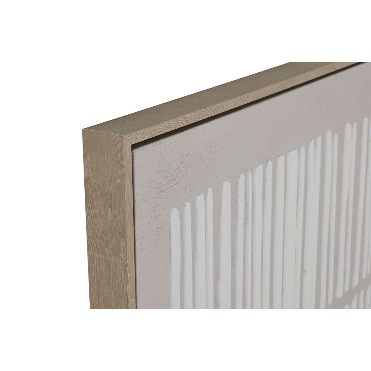 Kanvas Home ESPRIT Vit Grön Beige Mörkgrå Ränder Urban (2 antal) - 2