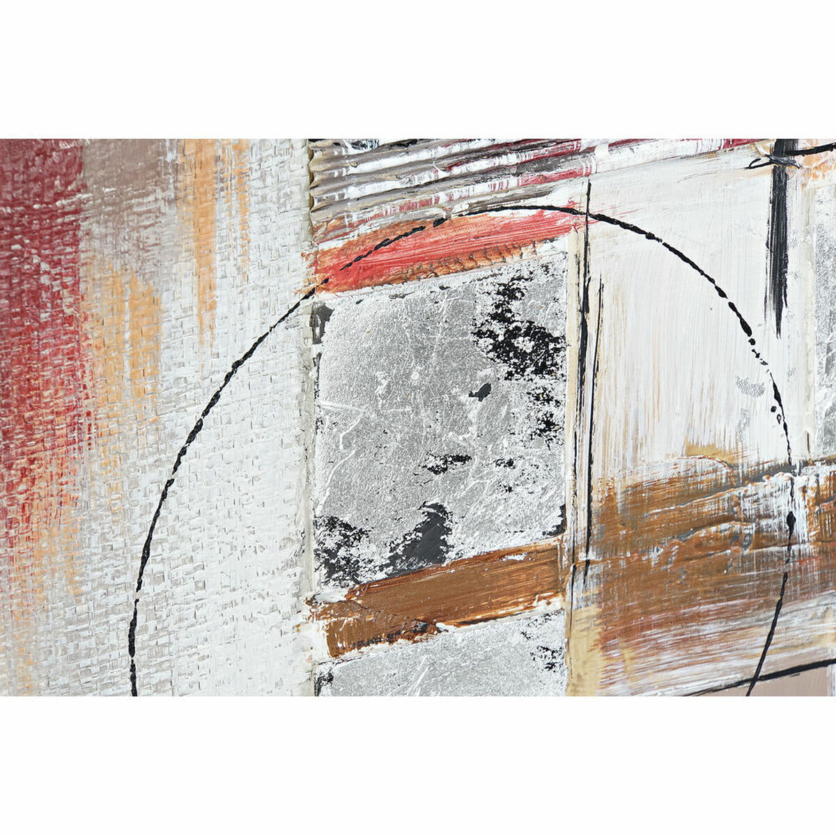 Tavla DKD Home Decor Abstrakt (60 x 2,8 x 60 cm) (2 antal) - 3